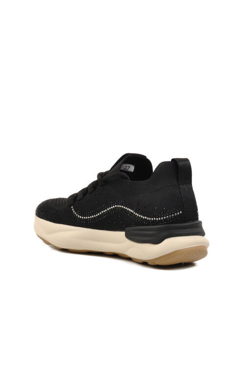 Black Knit Lightweight Womens Sneaker 25Y310-4 Z