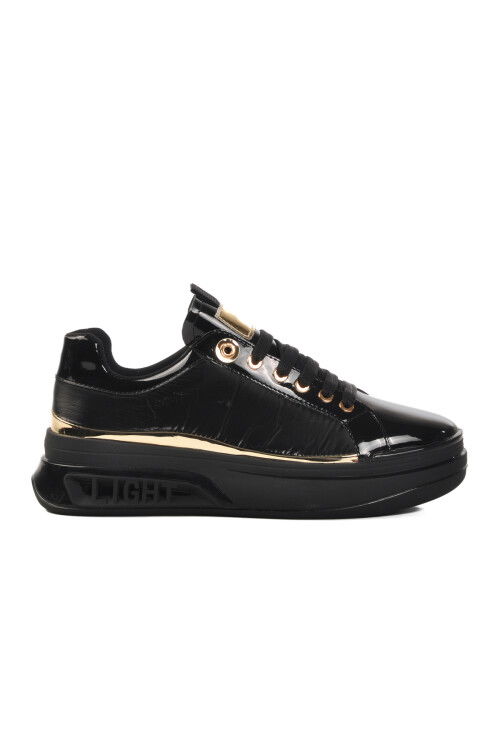 Black Textile Womens Sneakers 431141 Z