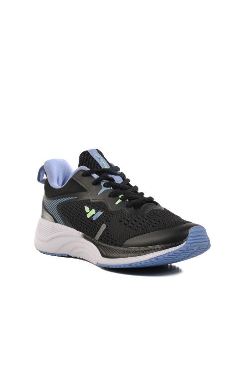 حذاء رياضي أسود خفيف الوزن قابل للتنفس للجنسين مصنوع من إسفنج الذاكرة، مادا جي