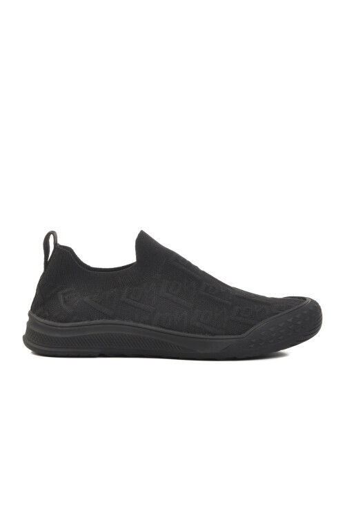 Black Knit Lightweight Memory Foam Mens Sneakers Toss M