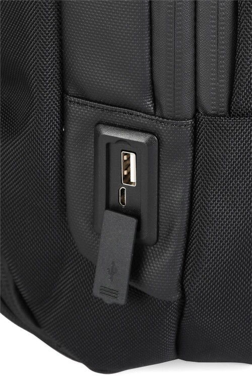 Black Crossbody Unisex Chest and Backpack 31300