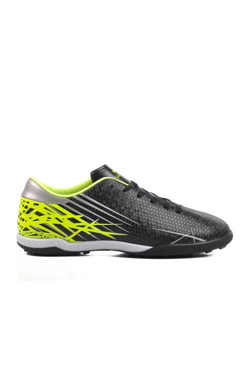 Black-Green Mens Artificial Turf Shoes Carlo M