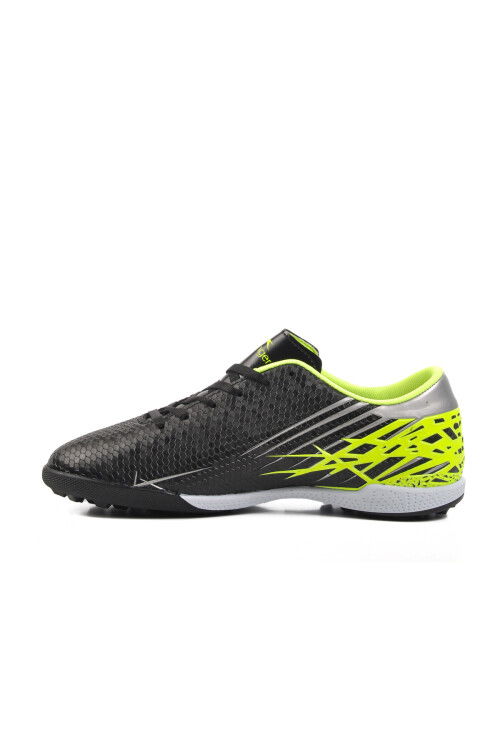Black-Green Mens Artificial Turf Shoes Carlo M