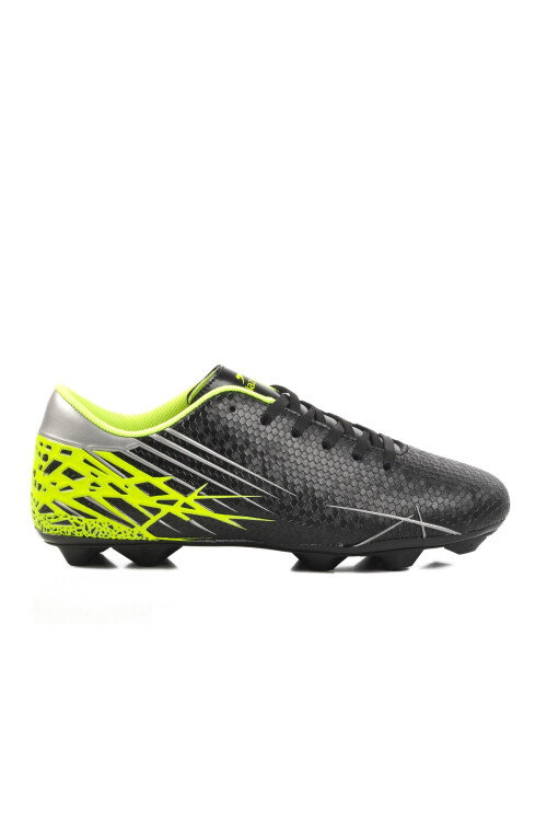 Black-Green Mens Cleats Cycle M