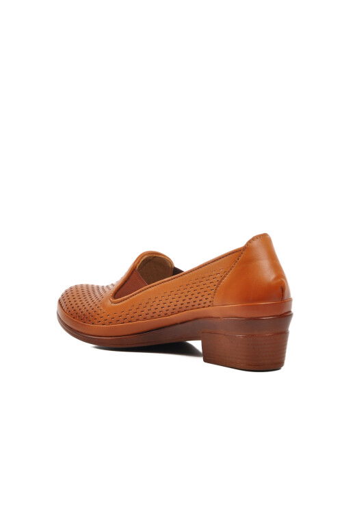 Tan Genuine Leather Anatomic Womens Classic Shoes Z230 Z