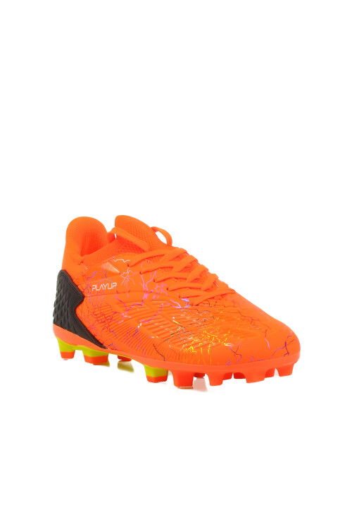 Orange Elastic Ankle Boys Cleats GK-251-148 G