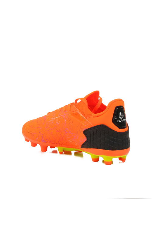Orange Elastic Ankle Boys Cleats GK-251-148 G