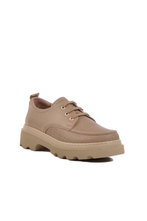 حذاء نسائي كاجوال من الجلد الطبيعي من المنك 7465-1 Z