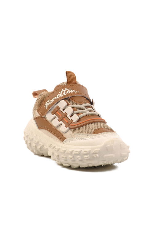 Mink Memory Foam Velcro Kids Sneakers BNI-11136 P