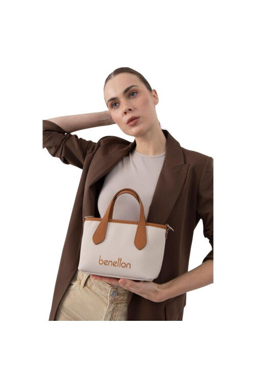 Beige Camel Womens Hand and Shoulder Bag BNT-1598