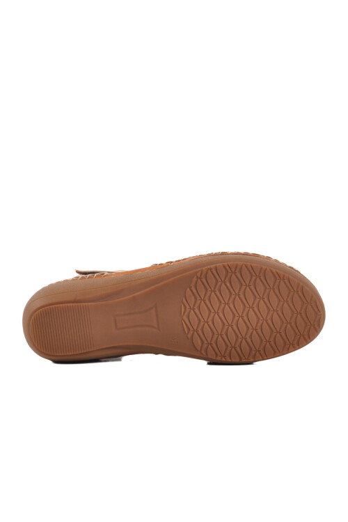 Beige Genuine Leather Womens Sandals 25190247Y Z