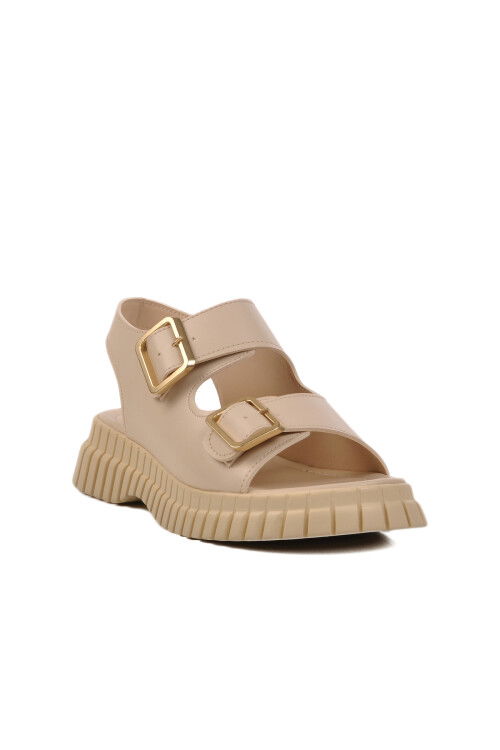 Beige Womens Sandals 261176 Z