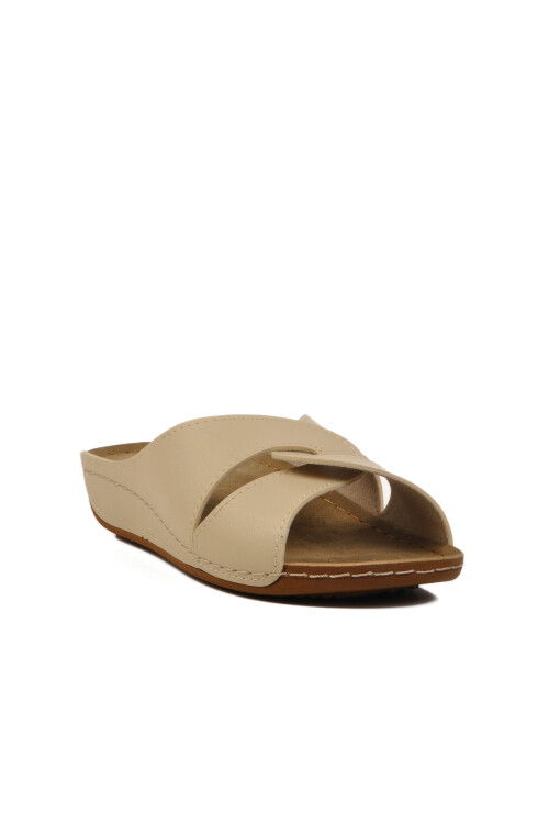 Beige Lightweight Womens Slippers 08-001 Z