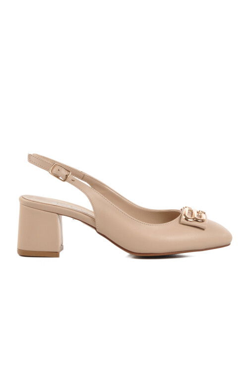 Beige Womens Evening Shoes 312361 Z