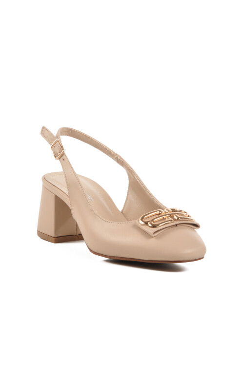 Beige Womens Evening Shoes 312361 Z
