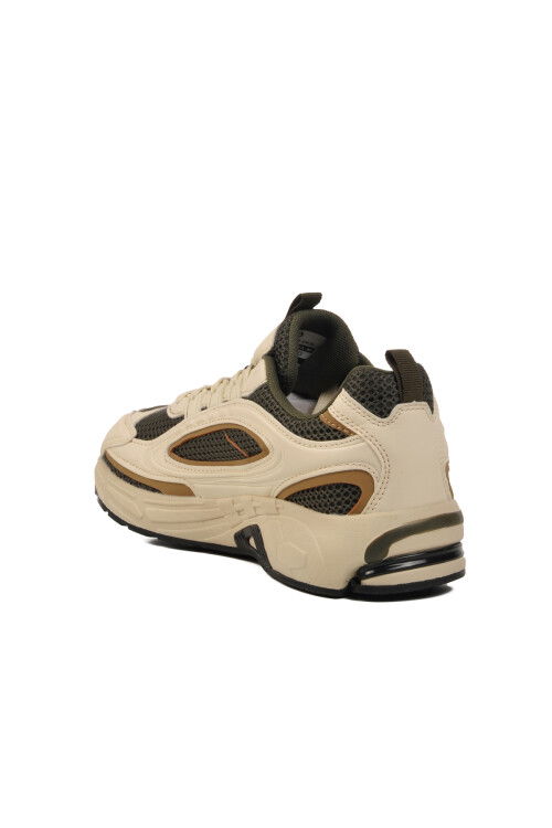 Beige Mesh Lightweight Breathable Mens Sports Shoes Alfonso 25025 M