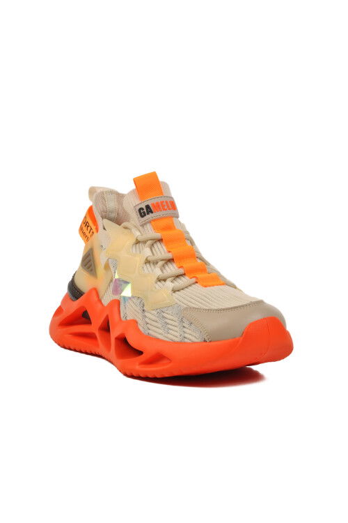 حقيبة كلاتش رياضية رجالية من إسفنج الذاكرة بلون بيج مقاس M