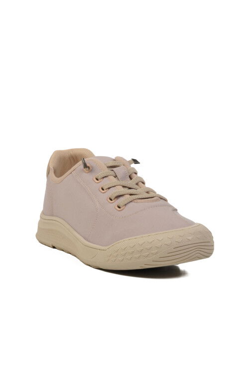 Beige Memory Foam Textile Mens Sneakers Drive M
