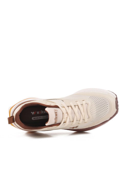 حذاء رياضي رجالي خفيف الوزن ومرن من إسفنج الذاكرة من Tirispol M باللون البيج