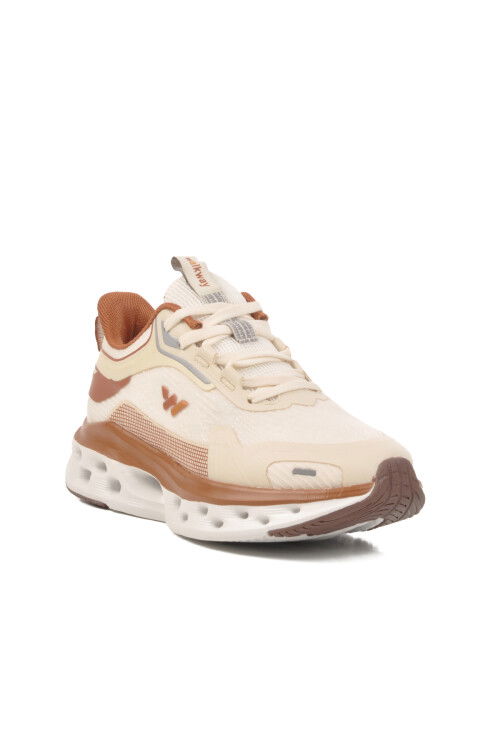 Beige Memory Foam Lightweight Mesh Womens Sneakers Nora G