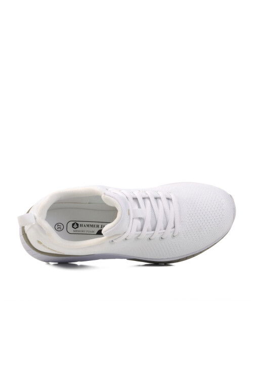 White Lightweight Memory Foam Unisex Sneakers Manaus G