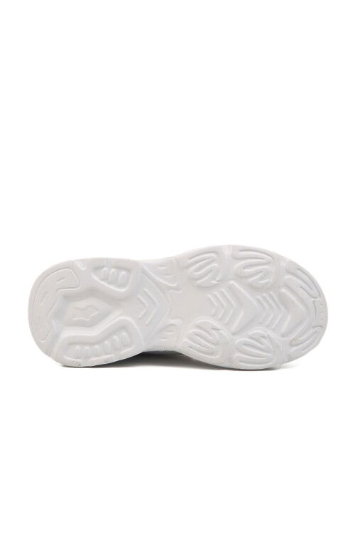 Beyaz Kırmızı Cırtlı Fileli Erkek Çocuk Spor Ayakkabı Ruffon F