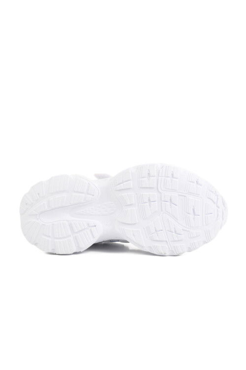 White Velcro Mesh Unisex Childrens Sports Shoes 1500 F