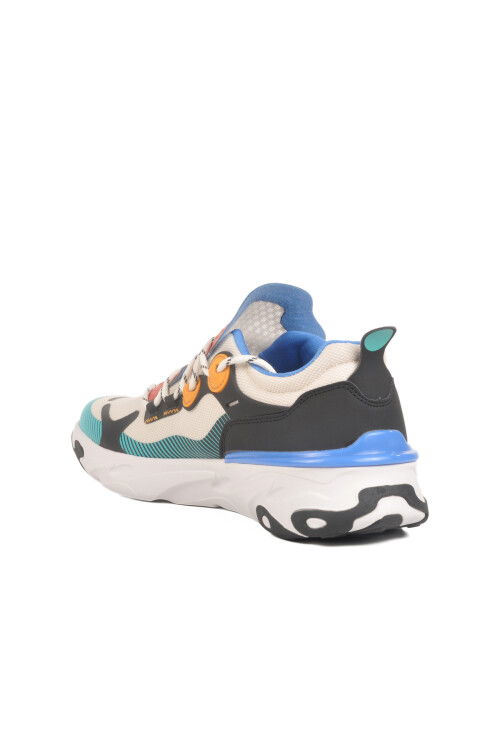 White Mesh Lightweight Flexible Mens Sneakers Ward M