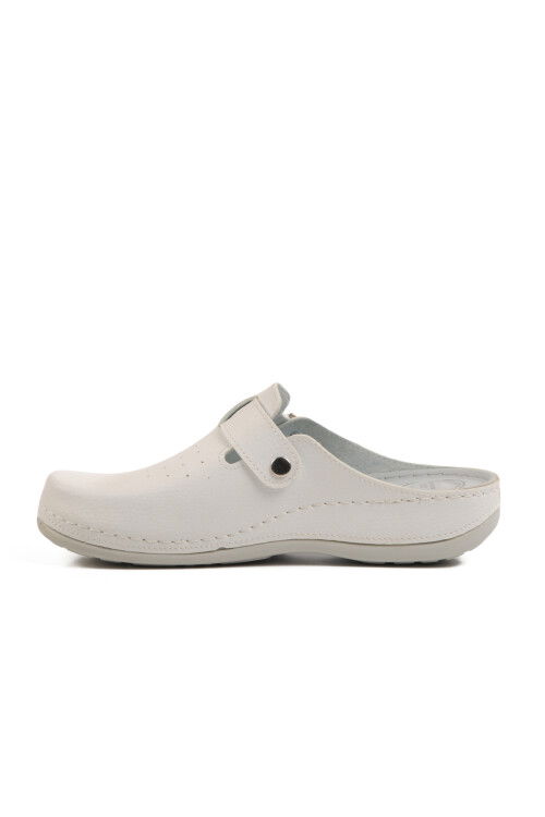 White Anatomical Mens Sabo Slippers 52.002 M