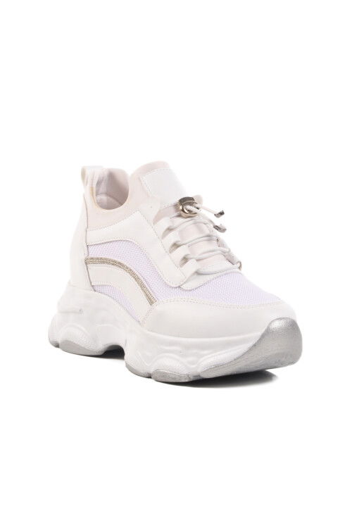 White High Sole Womens Sneaker 6064 Z