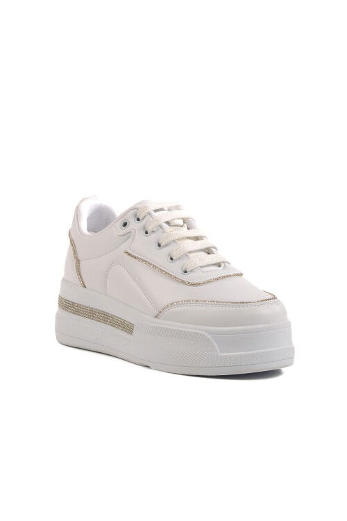 White High Sole Womens Sneakers 1182 Z