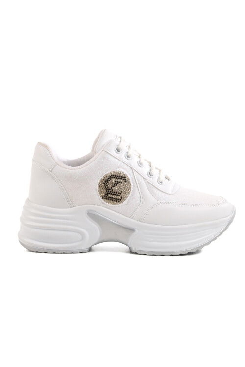 White High Sole Womens Sneakers 5016 Z