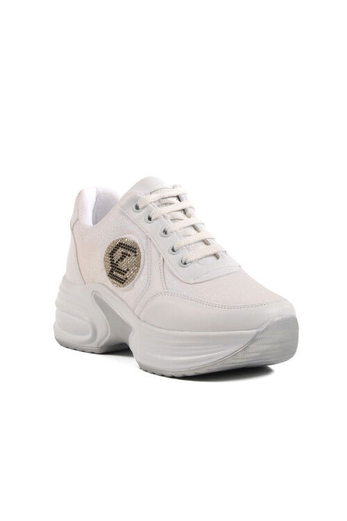 White High Sole Womens Sneakers 5016 Z