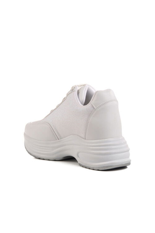 White High Sole Womens Sneakers 6031 Z