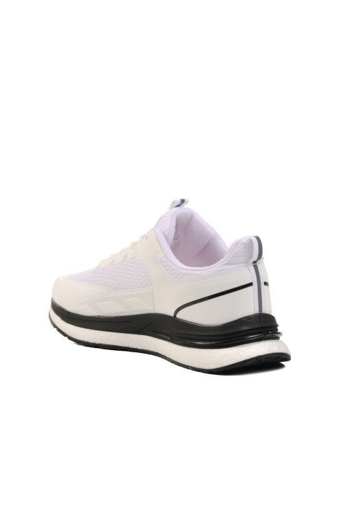 White Lightweight Mesh Mens Sneakers BST-644 M