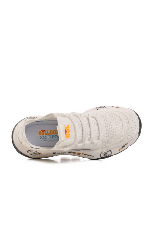 حذاء رياضي رجالي خفيف الوزن من إسفنج الذاكرة باللون الأبيض 241432 M