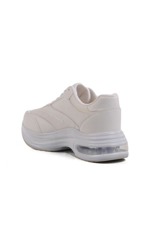 White Mesh Lightweight Air Sole Womens Sneakers 185 G