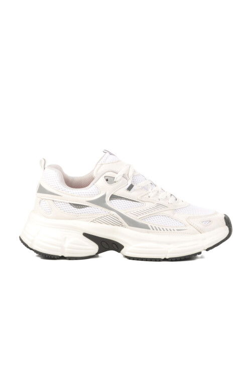 White Mesh Lightweight Womens Sneakers GS-251-530 G