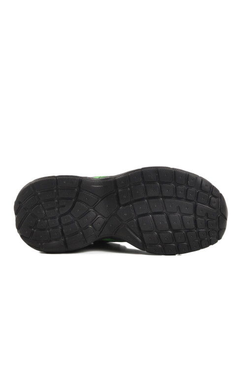 Smoke Green Velcro Mesh Lightweight Boys Sneakers Ruffon F