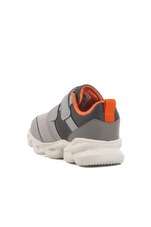 Gray Velcro Lightweight Unisex Childrens Sports Shoes Cayt B