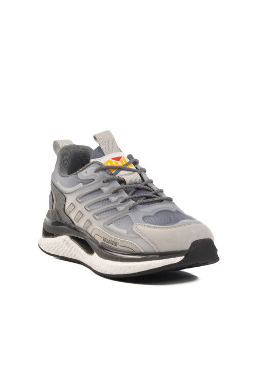 Gray Memory Foam Mesh Lightweight Mens Sneakers 241398 M