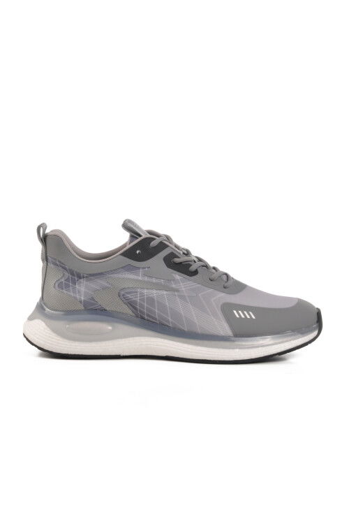 Gray Memory Foam Lightweight Flexible Mens Sneakers 250421 M