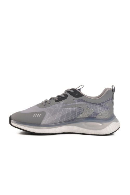 Gray Memory Foam Lightweight Flexible Mens Sneakers 250421 M