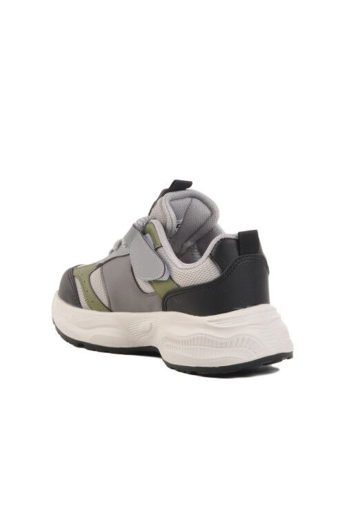 Khaki Mesh Lightweight Breathable Boys Sports Shoes Birian F