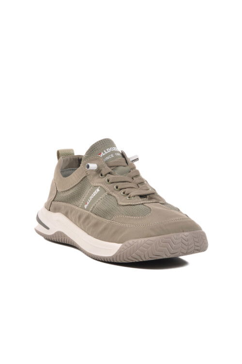 Khaki Memory Foam Mesh Lightweight Mens Sneakers 241379 M