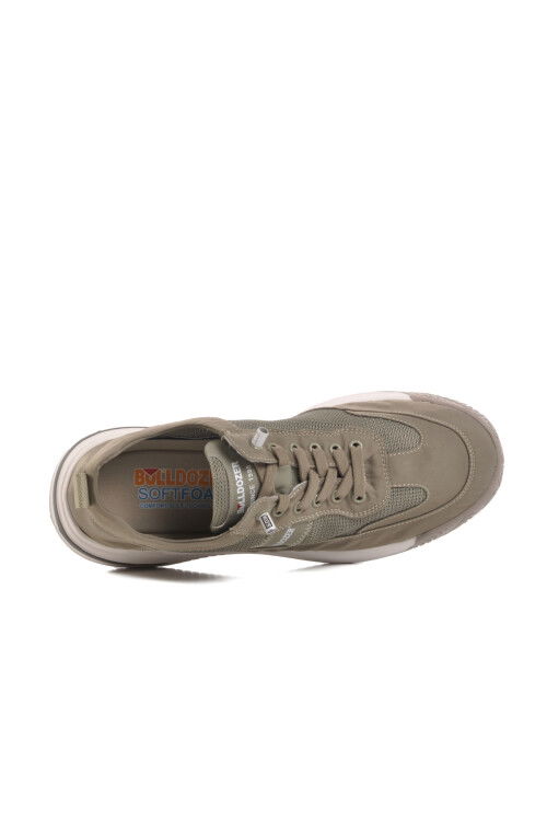 Khaki Memory Foam Mesh Lightweight Mens Sneakers 241379 M