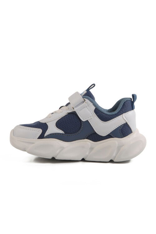 Indigo Velcro Lightweight Unisex Childrens Sneakers 1901 P