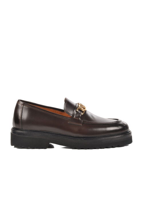 Brown Wide-Mould Genuine Leather Mens Classic Shoes Premium 601 M