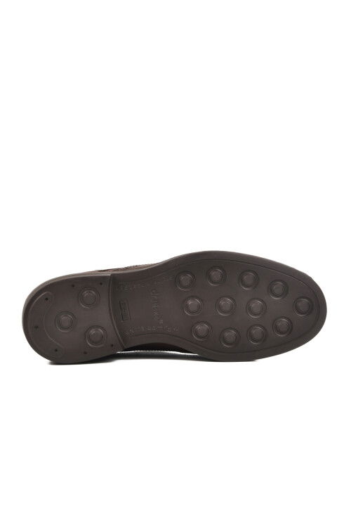 Kahve Ortopedik Hakiki Deri Erkek Casual Ayakkabı 099001 M