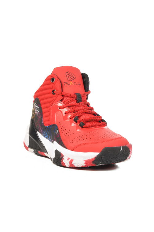 Red Mens Basketball Shoes MS-251-522 M